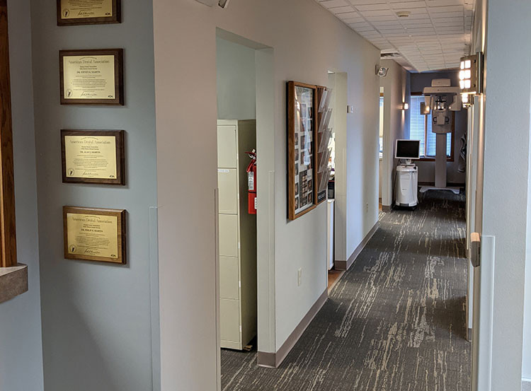 image of office hallway
