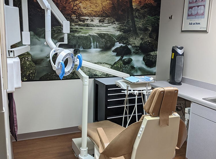 image of exam room